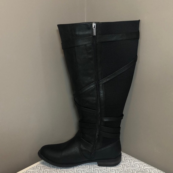 It’s OK Breanne Black Wide Width Riding Boot 10W NWOT - Picture 3 of 11